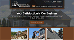 Desktop Screenshot of mountainroofrepair.net